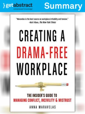 cover image of Creating a Drama-Free Workplace (Summary)